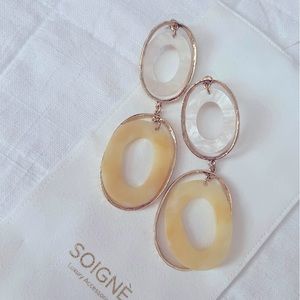 Gold + Pearl + Seashell Statement Earrings || Coastal Grandma 🐚🌾👒